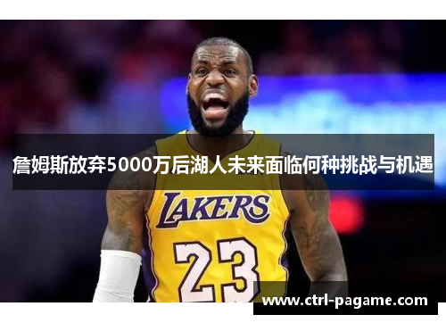 詹姆斯放弃5000万后湖人未来面临何种挑战与机遇